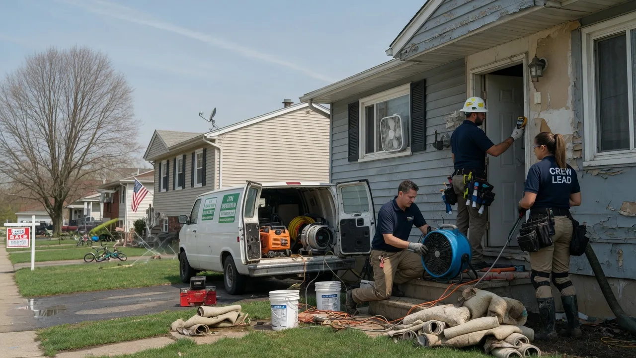 Flood Cleanup in Chappell Hill, TX near me