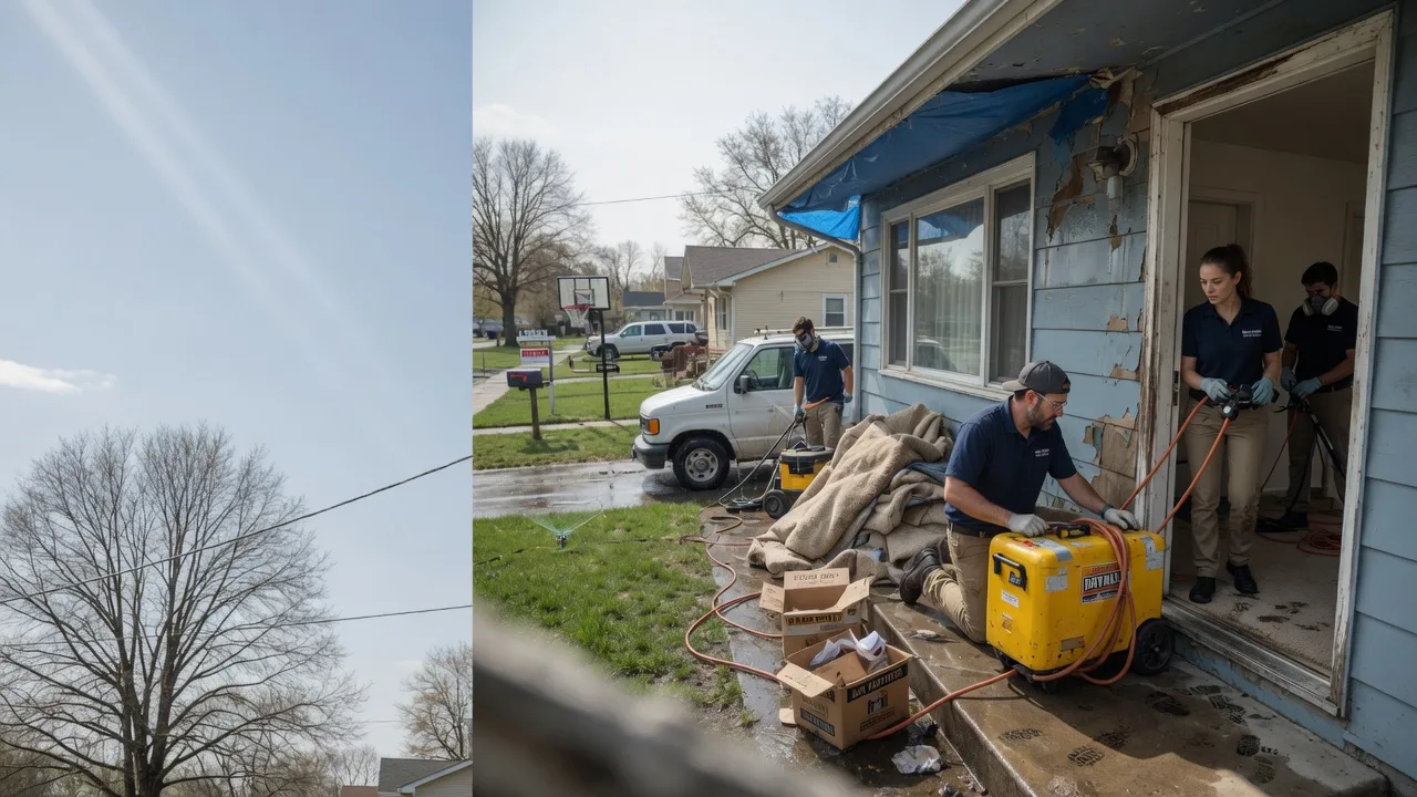Basement Flood Cleanup in Chappell Hill, TX near me